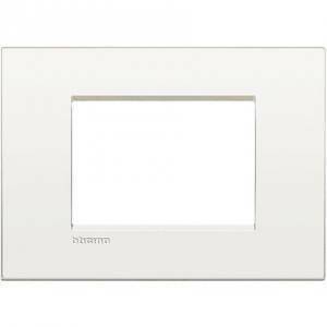 Livinglight air placca 3 moduli colore bianco puro lnc4803bn