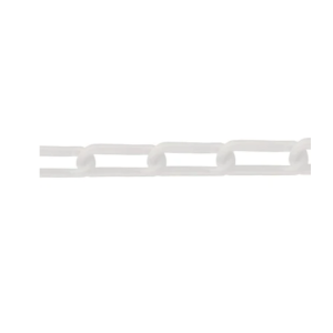 Catena in plastica  30x18x5mm bianco vendita al metro - dy2700572