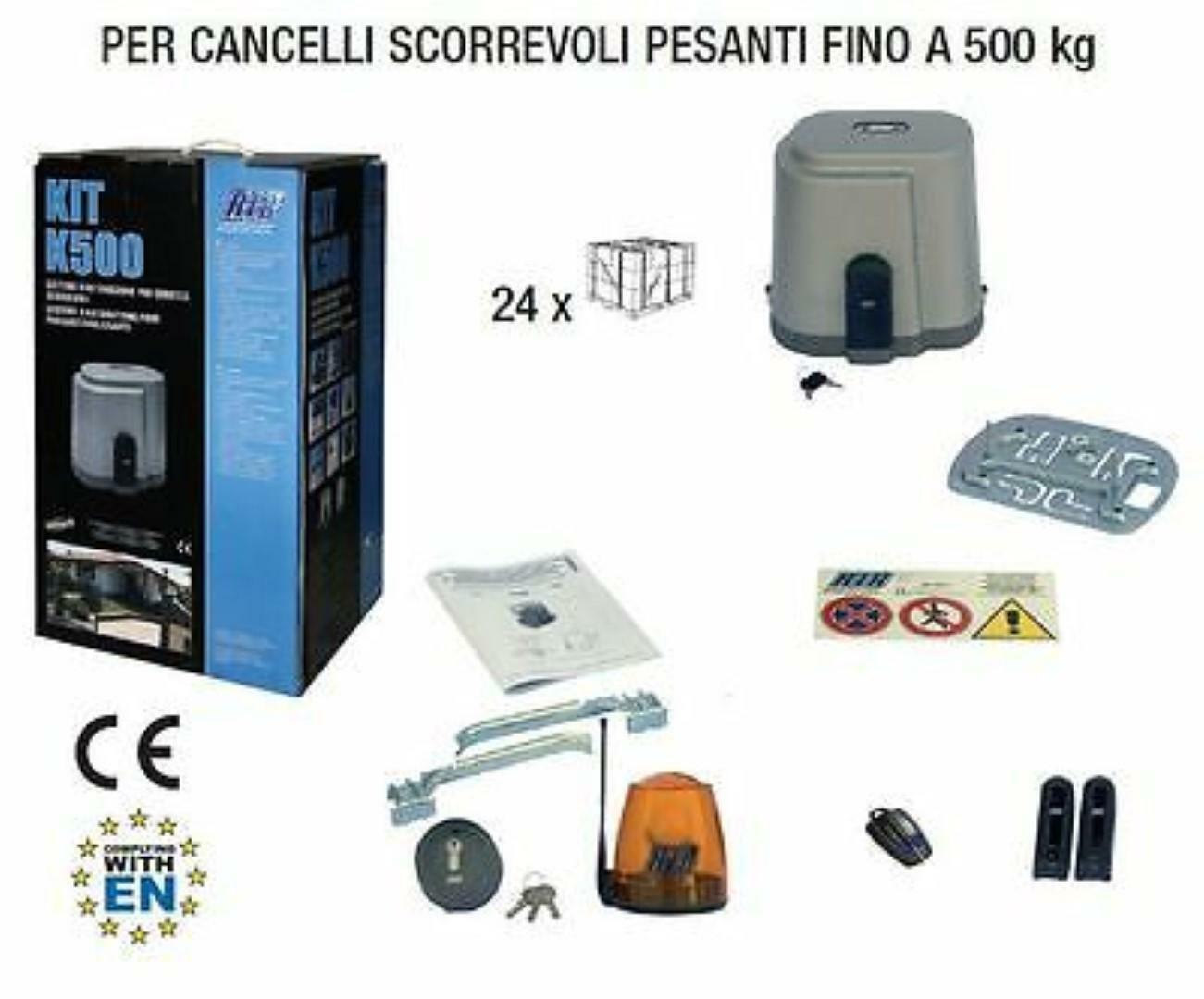 rib rib kit per cancelli scorrevoli k500 fino a 500 kg ad00500 - foto 1