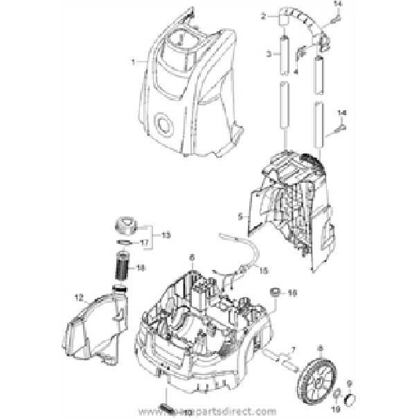 karcher karcher kit 2 ruote di ricambio per idropulitrici serie hds 4515320 4.515-320.0 - foto 2