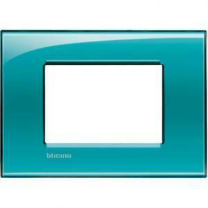 Livinglight placca 3 moduli colore verde deep lna4803vd