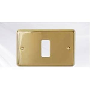 Magic placca 1 posto colore ottone 5001