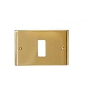 Magic placca in ottone 4 posti 7004