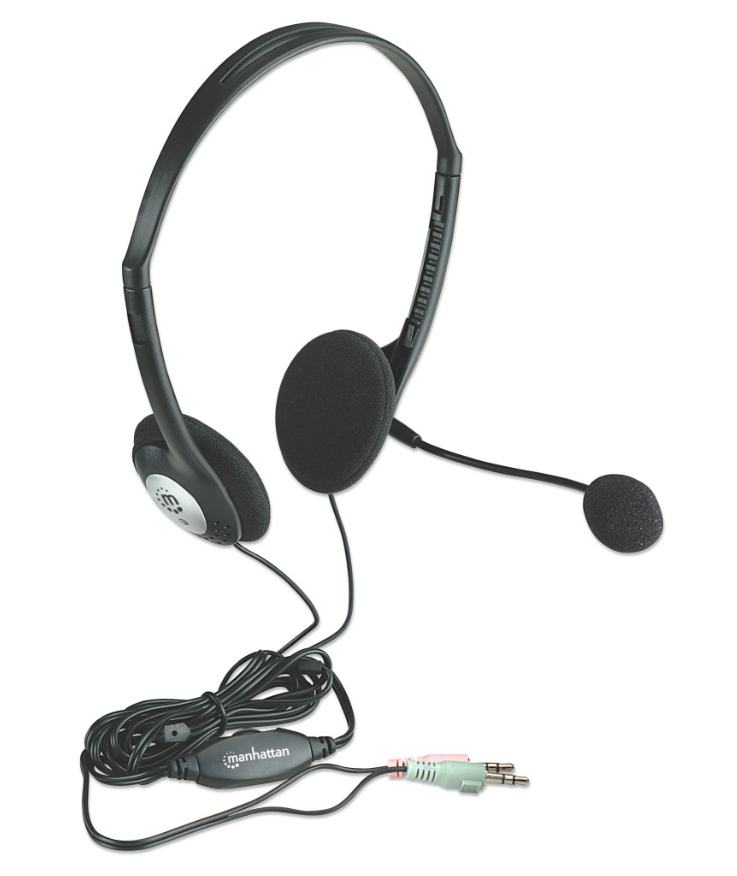 Cuffie stereo con filo IC Intracom cavo da 2m - 164429 02