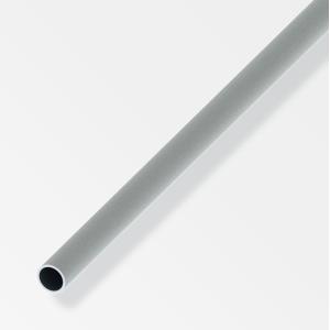 Tubo tondo alfer aluminium 8x1mm lunghezza 1m effetto acciaio inox - 02221