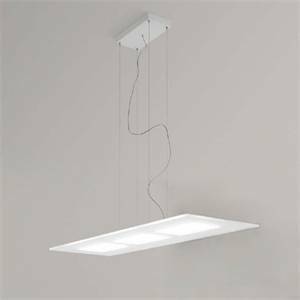 Linea light sospensione dublight led 31w colore bianco luce calda 7494