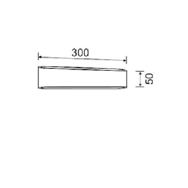 nobile illuminazione nobile illuminazione applique 2x7,5w luce calda colore alluminio dl006/al - foto 2