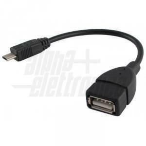 Cavo da spina micro usb tipo b a presa usb tipo a 95-651otgb