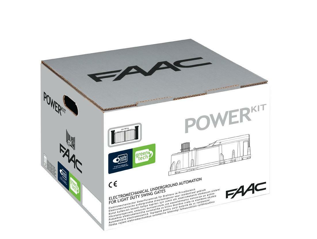 faac faac kit per cancelli a battente interrato power kit 230v green 106746445 - foto 1