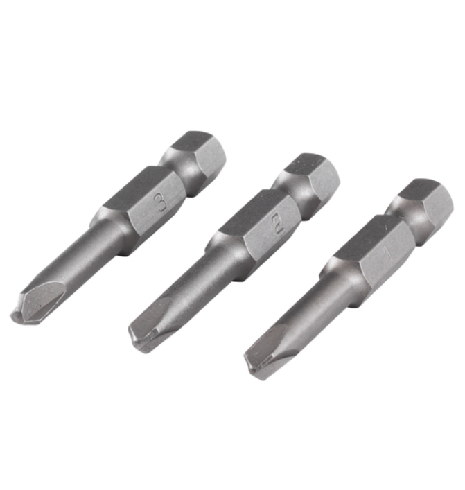 Set inserti lunghi Wolfcraft Tri-Wing lunghezza 50mm 3pz - 1268000 01