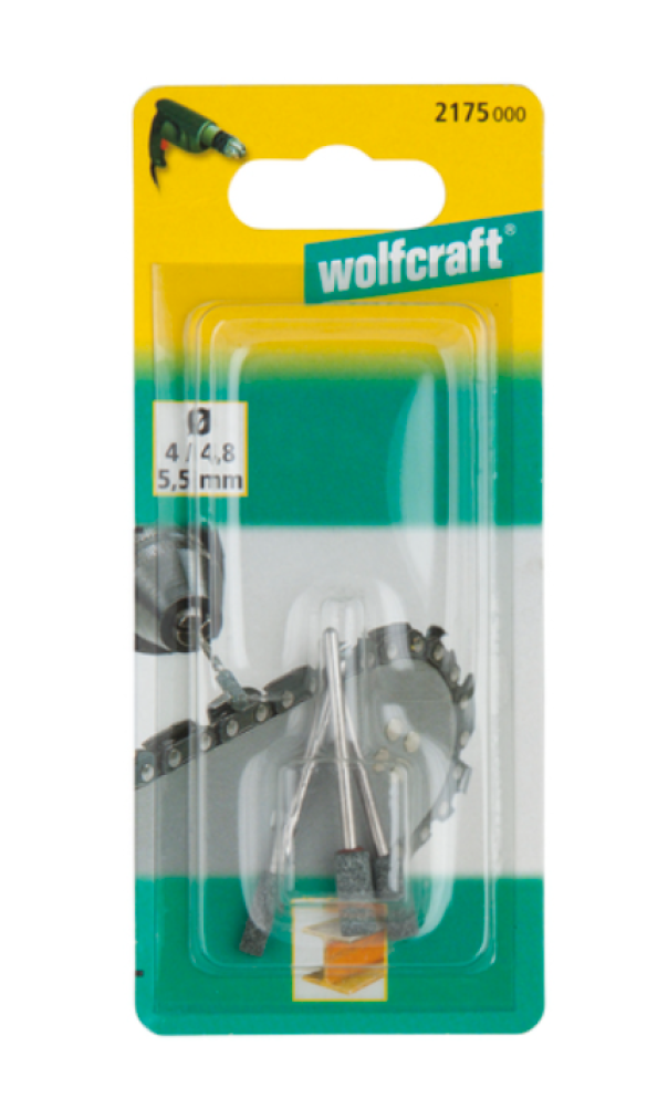 Set di molette Wolfcraft diametro 4/4.8/5.8mm 3pz - 2175000 02