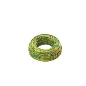 Matassa 200 metri di cavo unipolare cordina fs17 giallo/verde sezione 1x1mmq n07v1gv/b200 fs17-1bl/b200