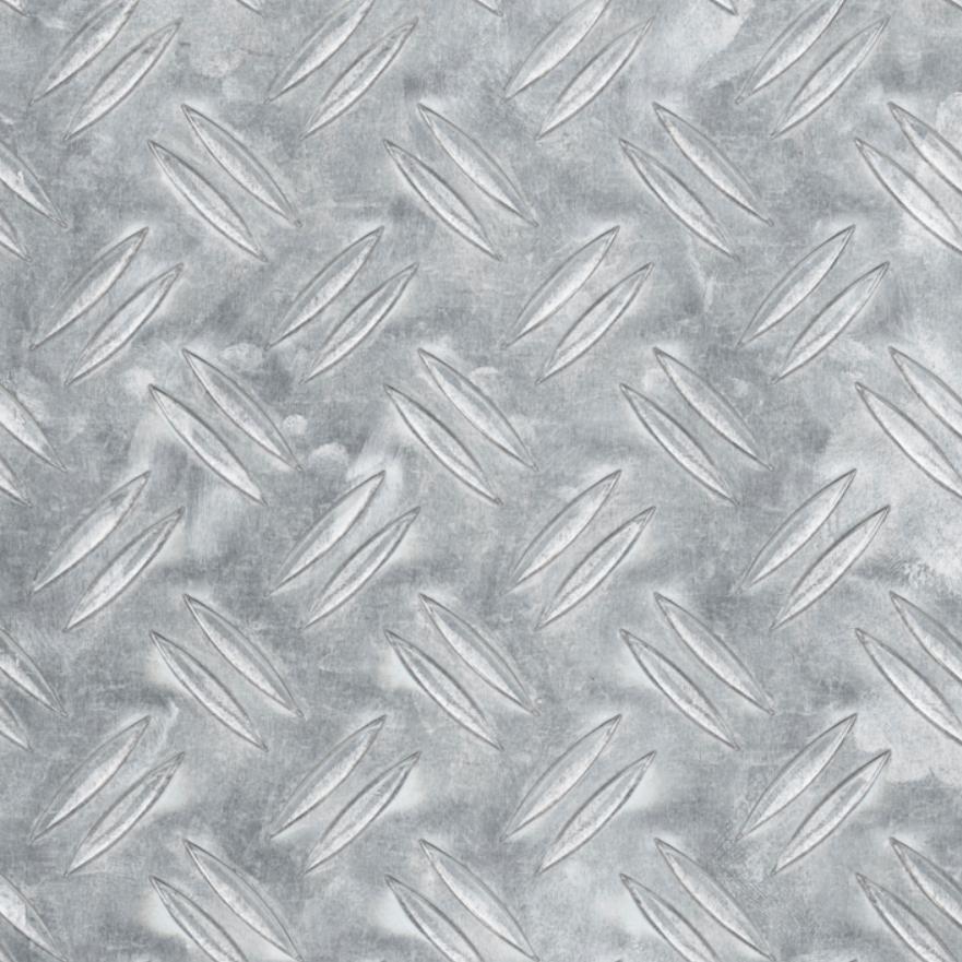 Lamiera striata Alfer Aluminium 120x1000mm alluminio naturale - 37150 01