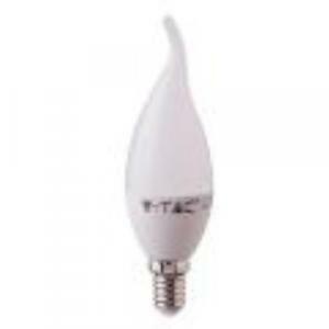 Colpo di vento led chip samsung 5,5w attacco piccolo e14 3000k luce calda vt-258 117