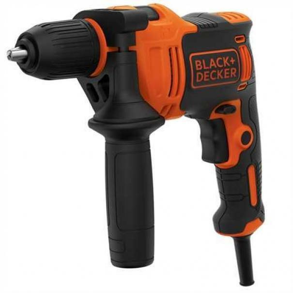 black & decker black & decker trapano a percussione 550w in valigetta beh550k-qs - foto 2