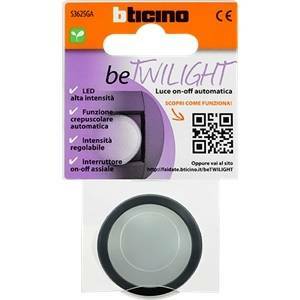 Kit - adattatore spina standard tedesca + crepuscolare dimmer colore grigio s3625ga