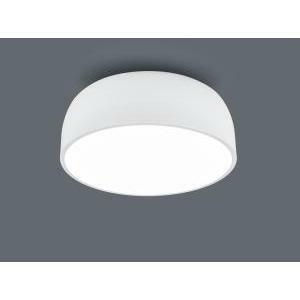 Italia plafoniera tonda baron attacco grande e27 diametro 52cm colore bianco 609800431