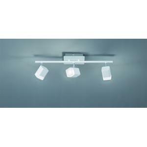 Italia roubaix barra 3 spots led 3x4w luce calda 3000k in metallo colore bianco opaco r82153131