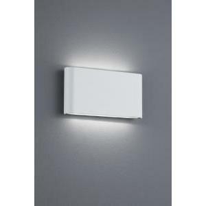 Italia applique thames ii da esterno led bi-emissione 4x5w luce calda 3000k in pressofusione di alluminio colore bianco opaco 227660231