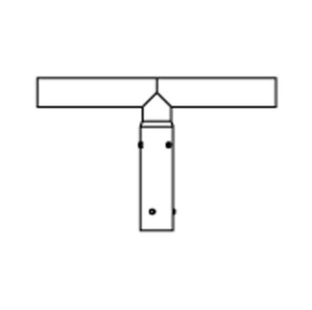 Pipa tripla per palo Siderpali 3x250mm diametro 60mm - PTI250 02