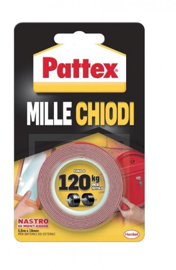 pattex nastro mille chiodi pattex 1415580-19mmx1,5m - foto 1