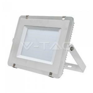 Proiettore led chip samsung 300w 24000l luce fredda 6400k ip65 in alluminio colore bianco vt-300 487