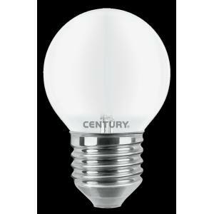 Lampadina miniglobo led 4w attacco grande e27 luce calda 3000k 470lm insh1g-042730