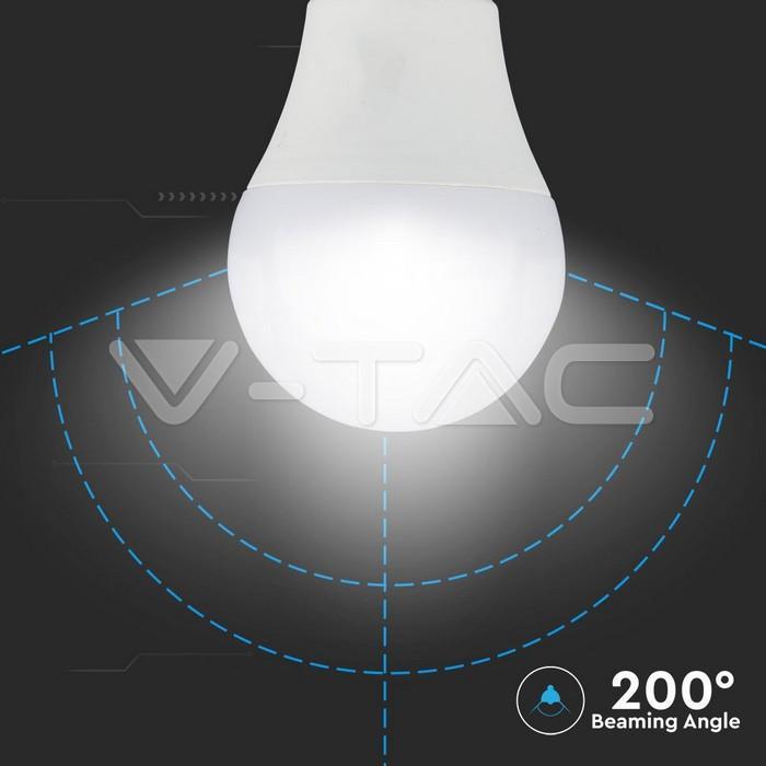 Lampadina led A60 V-tac attacco E27 10W 4000K VT-2210 - 7480 03