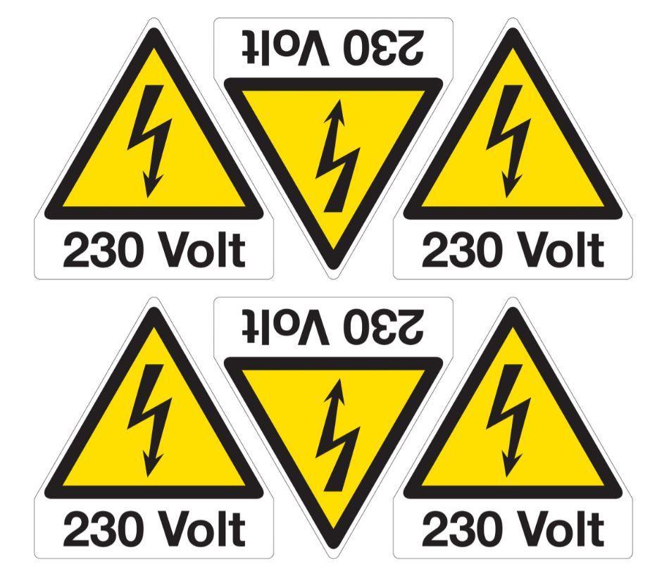 Etichetta adesiva Cartelli Segnalatori triangolo 230V- E91652A 01