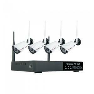 Set 4 telecamere ip wireless da parete 1080p e nvr vt-5188 8400