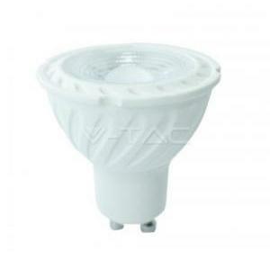 Lampadina led chip samsung 6,5w attacco gu10 luce fredda 64000k 480lm vt-227 191