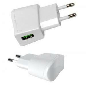 Adattatore usb da viaggio 2a 10w colore bianco vt-1024-w 8791