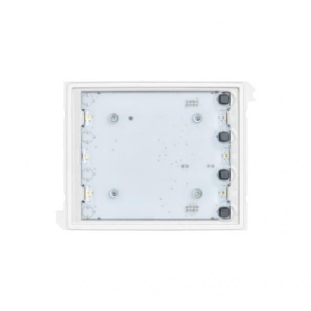 urmet urmet alpha modulo 1 fila (elettronica) 4 tasti con espansore 1168/4 - foto 1