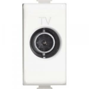 Matix presa tv coassiale passante terminale 10db 1 modulo colore bianco am5202p10