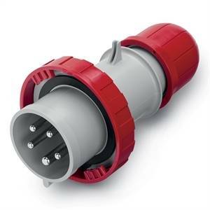 Spina volante serie optima 16a 3p+n+t ip67 colore rosso 218.1637p