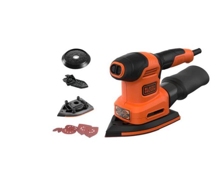 Multilevigatrice a filo per legno Black & Decker 200W 4IN1- BEW200-QS 02