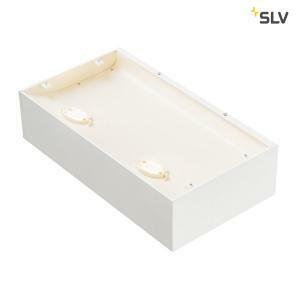 Shell 30, lampada led 54w da parete squadrata luce calda 3000k in alluminio/vetro acrilico colore bianco 1000423