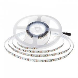 5 metri di striscia led con chip samsung 12v luce calda 3000k vt-5-120 323