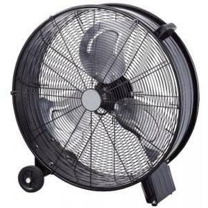 Ventilatore industriale 180w in metallo colore nero zdm60cm