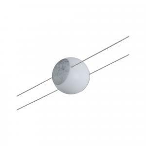 Emma cavo spot 2line dimmerabile 4,5w luce calda 2700k colore calcestruzzo, bianco 94159