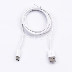 1,5 metri cavo usb tipo c colore bianco vt-5542 8456