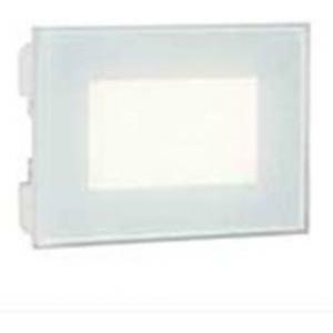 Incasso led da parete 3w luce calda 4000k per esterno ip65 in alluminio colore bianco 99193/02