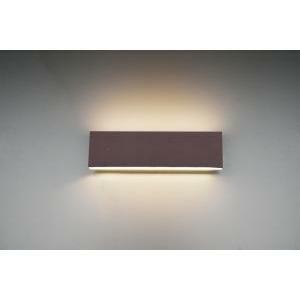 Italia concha lampada da parete bidirezionale led 6w luce calda 3000k in metallo colore ruggine 172924