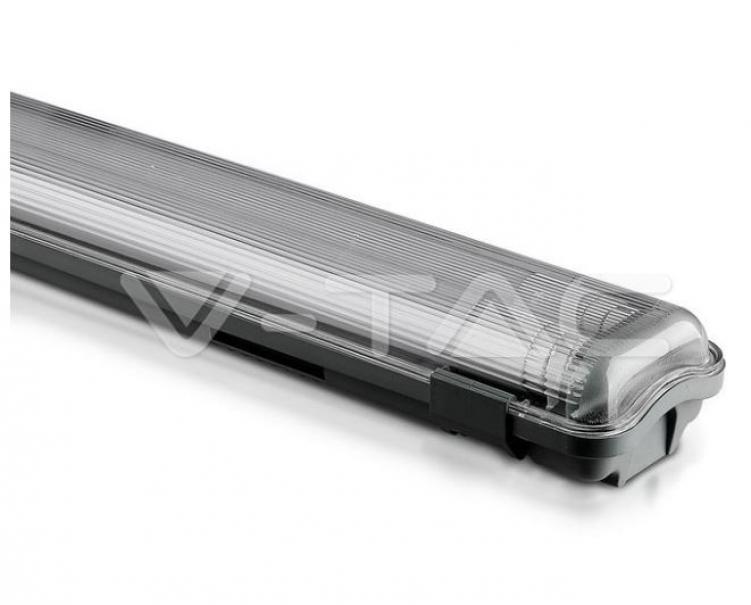 v-tac plafoniera led impermeabile v-tac 6399 vt-12023 - 2x18w 6400k - foto 1