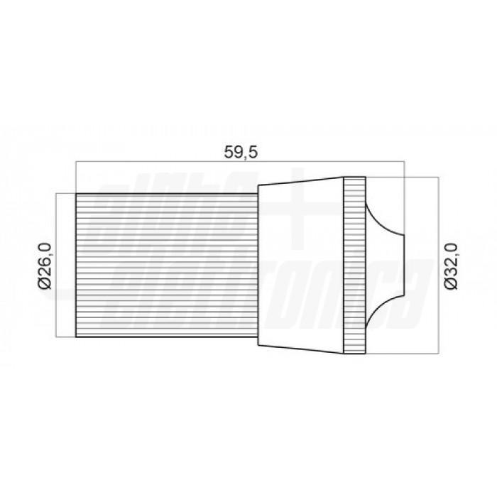 Presa volante accendisigari Alpha Elettronica 59.5x32mm nero - 37-5 03