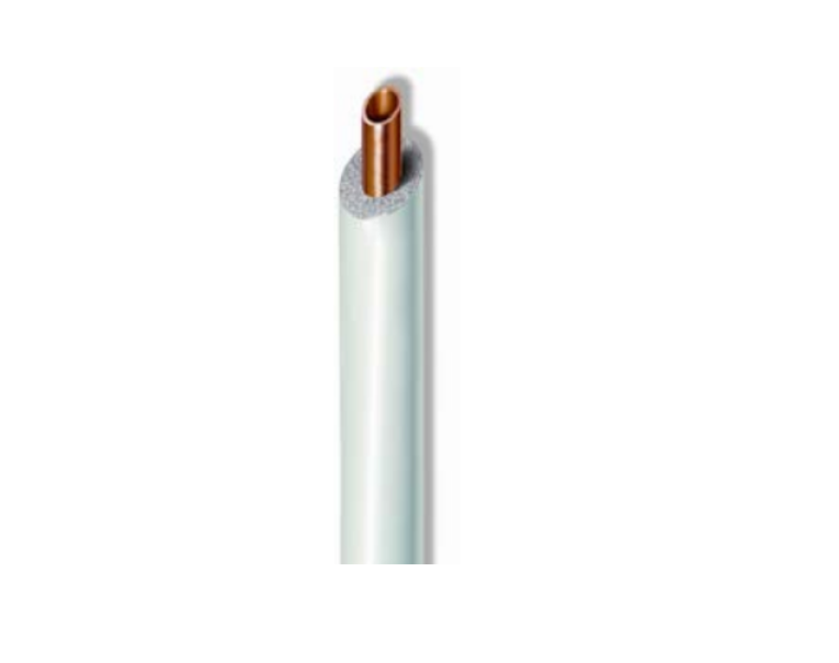 Tubo di rame preisolato MCAIR diametro 0.80mm 3/8 pollici da 50m - TUB38-080 01