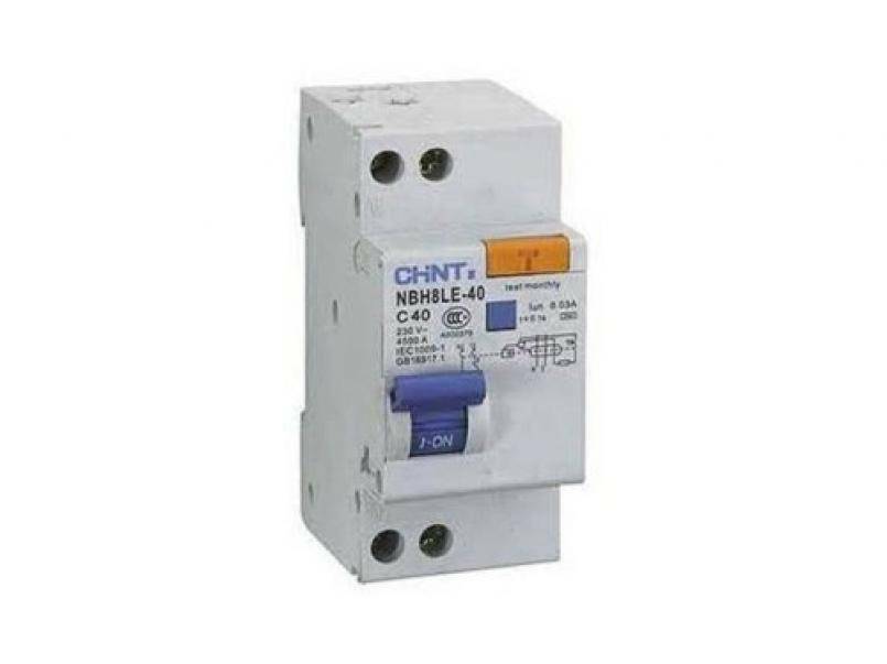 chint chint interruttore magnetotermico 1p+n 25a 6ka aub1l 203297 - foto 1