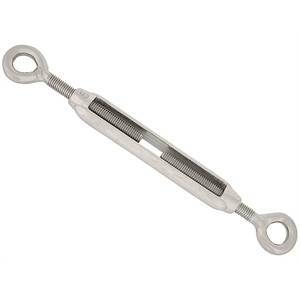 Tenditore 2 occhielli inox 6mm 748601