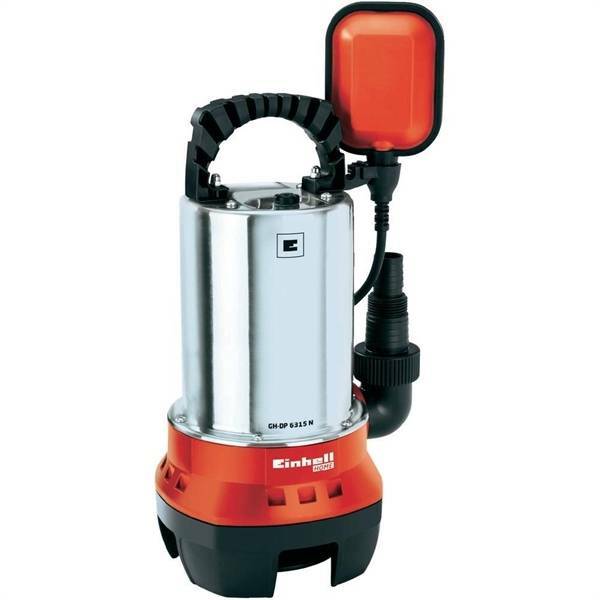 einhell einhell italia elettropompa di drenaggio ad immersione per acque scure gh-dp 6315n 4170491 - foto 1