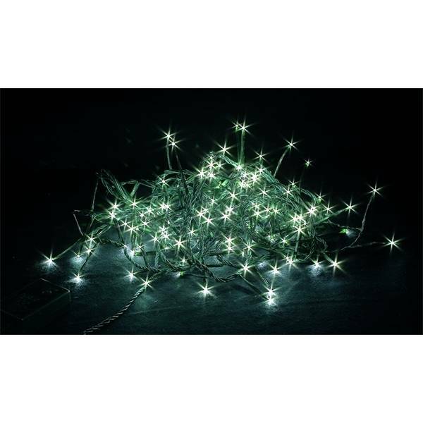 giocoplast giocoplast luci natalizie 120 led bianchi uso esterno/interno 14312365 - foto 1